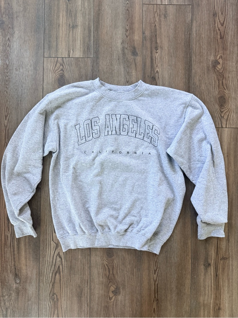 Los Angeles California Grey Crewneck Sweatshirt - Men